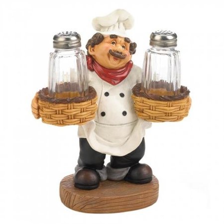 ACCENT PLUS Accent Plus 10019051 Chef Holder Salt & Pepper Shakers Set; Blue 10019051